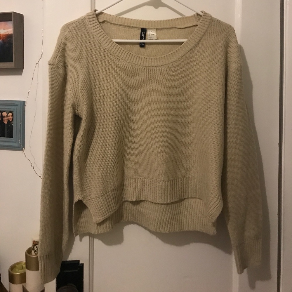 Cream sweater